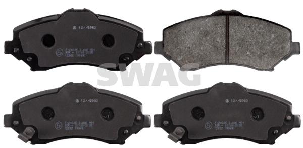 set placute frana,frana disc 70 11 6063 SWAG